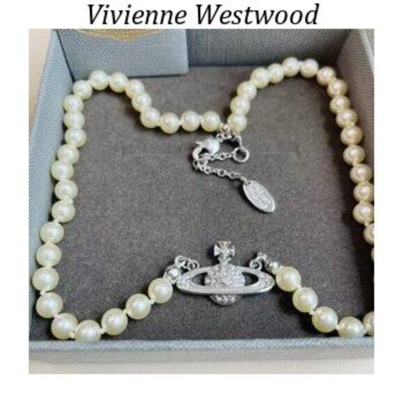 Vivienne Westwood Silver Mini Bas Relief Necklace Chain - Picture 2 of 4